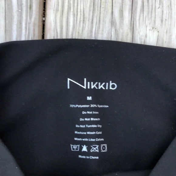 NWOT! - NIKKIb PEACE & LOVE High-Rise Yoga Leggings - Picture 5 of 10